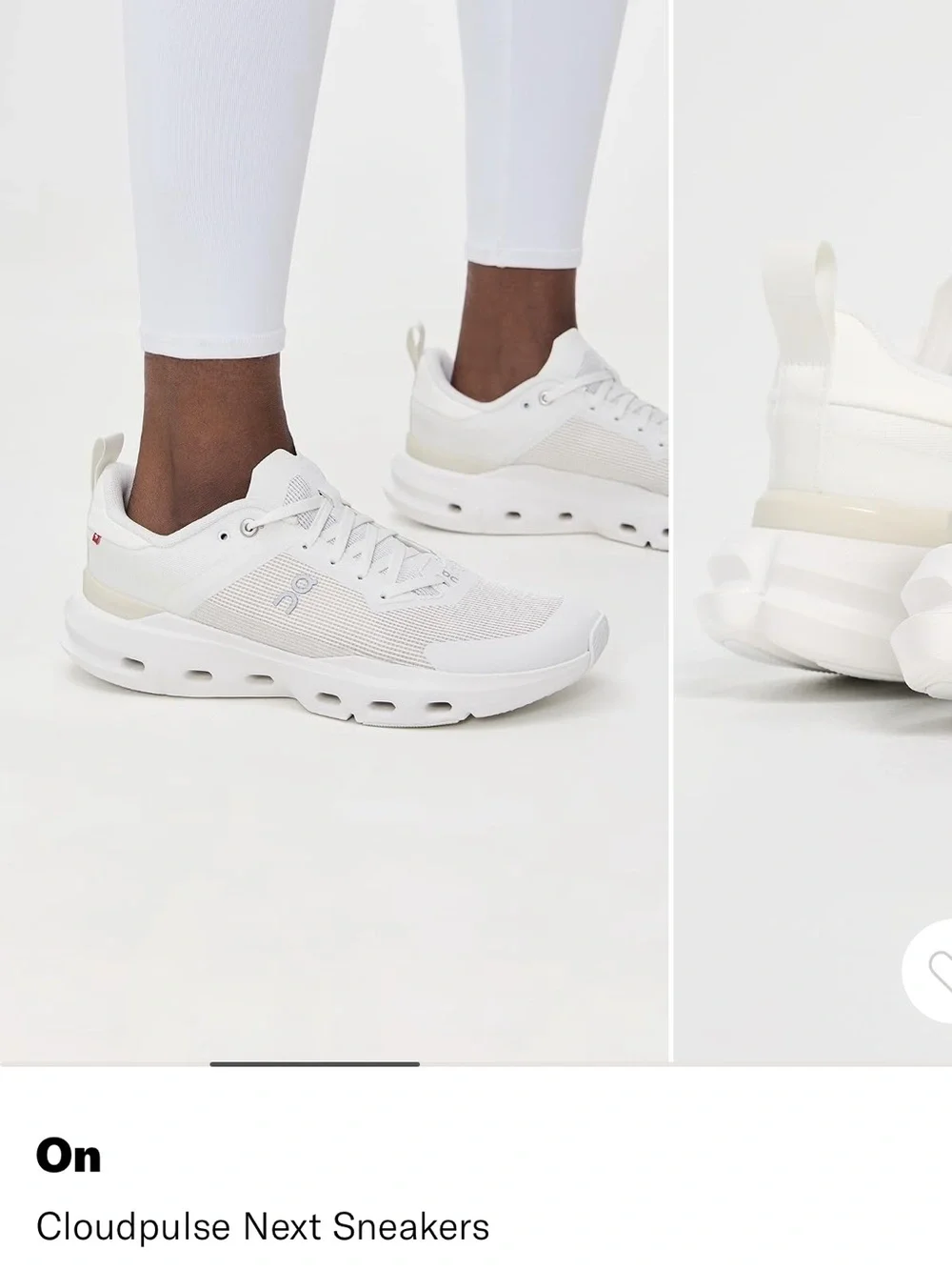 On Running Cloudpulse Next Sneakers in White
